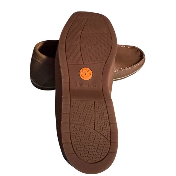 Timberland Tan Leather Ortholite Slip On Loafers Men's Size 9.5 - Picture 2 of 7